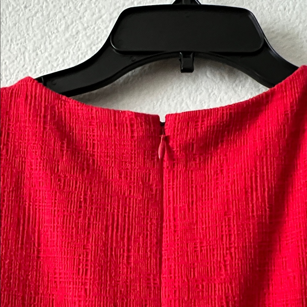 LOFT Vibrant Red Mini Dress - Picture 7 of 7